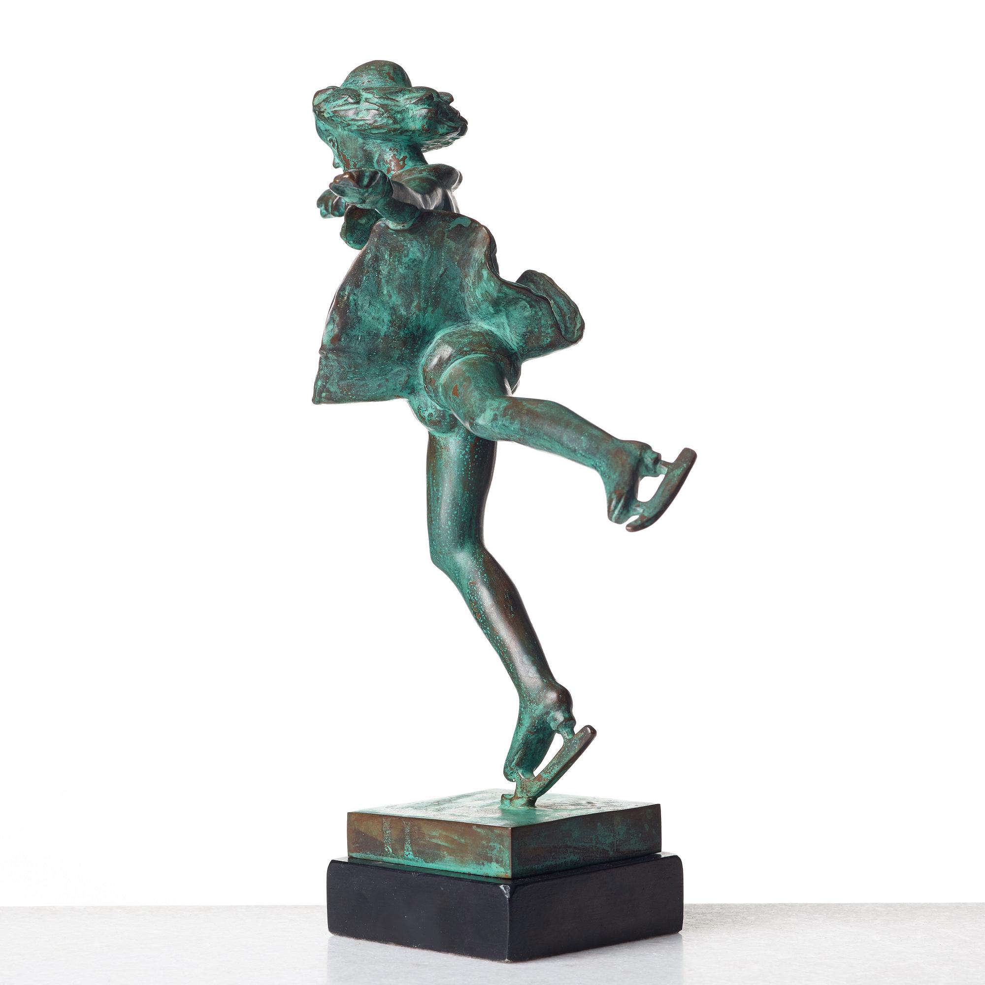 Carl Milles, "Skridskoprinsessan" (=The skater princess).