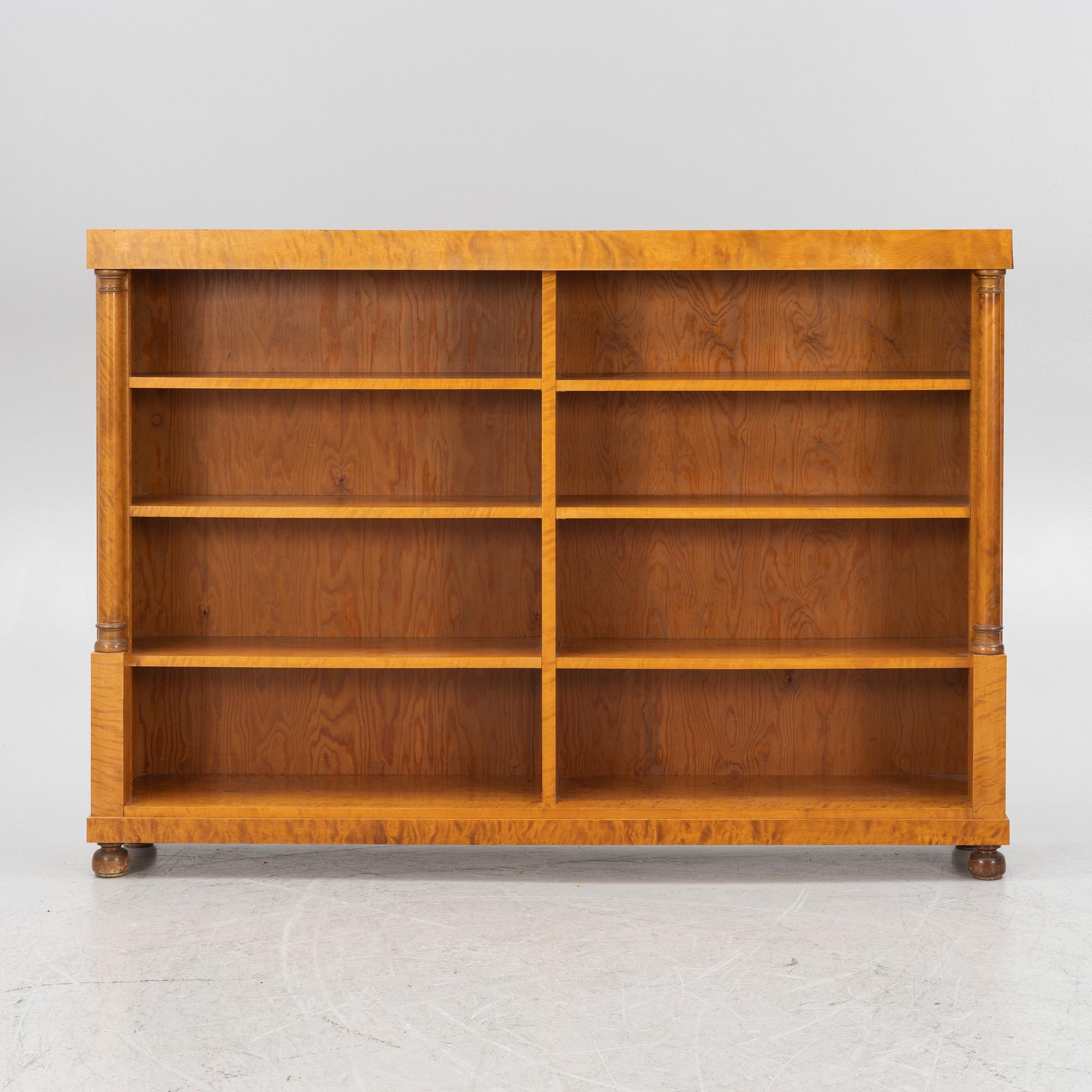 An Empire style bookcase, first half of the 20th century.