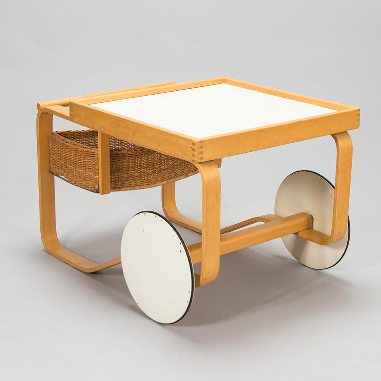 Alvar Aalto, a 1970's '900' tea trolley for Artek.
