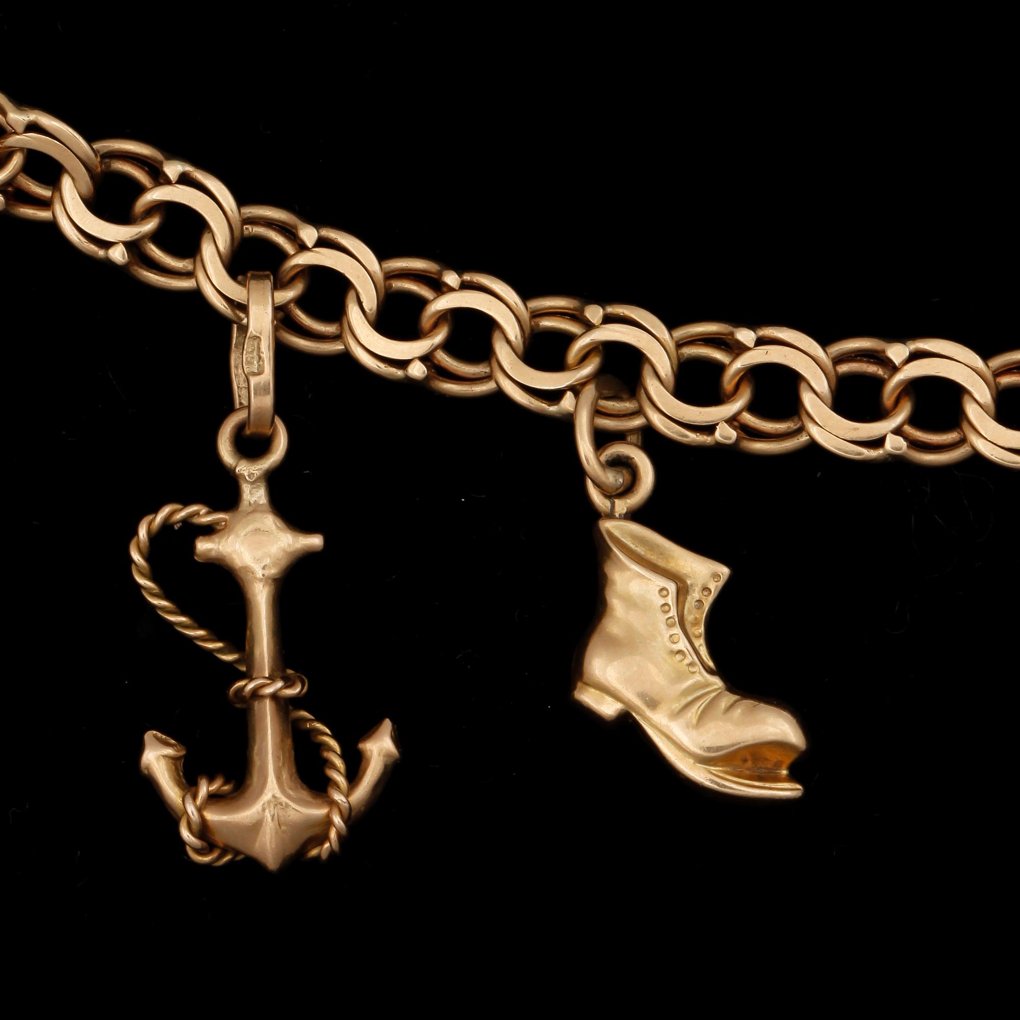 GULDARMBAND, 2 st, 18k guld, 1960-tal Sverige. Total vikt ca 31 gram.