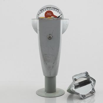 Parking meters, a pair, "Duncan Meter", Duncan Industries U.S.A, second half of the 20th century.