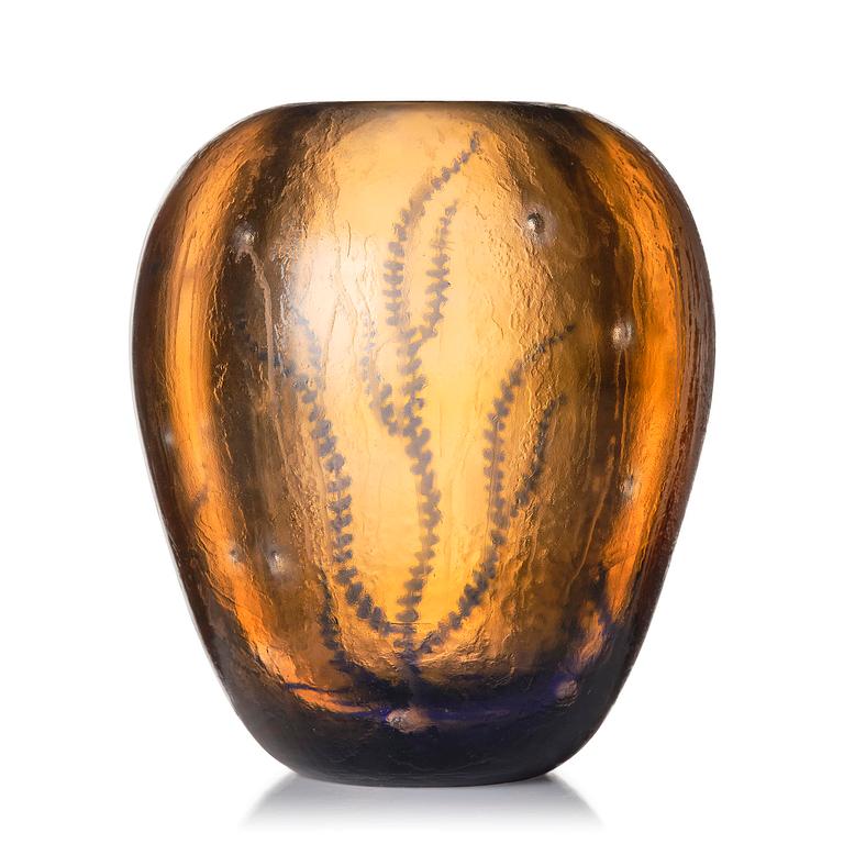 Edward Hald, a graal vase, Orrefors 1937, no. 67.