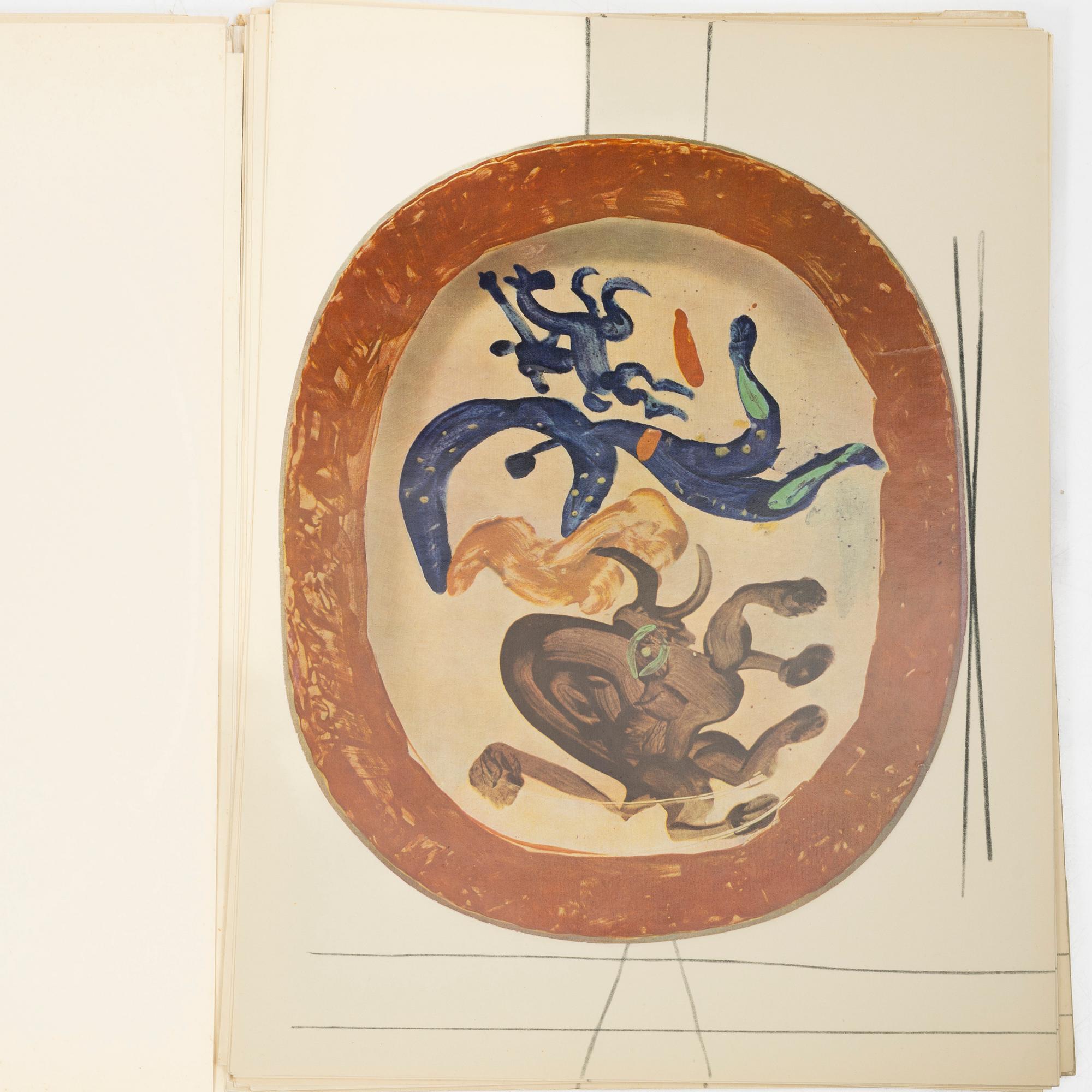 Pablo Picasso, a book, "Ceramiques".