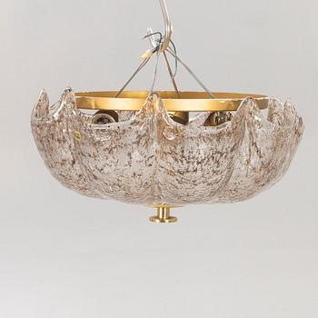 Ceiling lamp, Kaiser Leuchten, label marked, 1970s-80s.