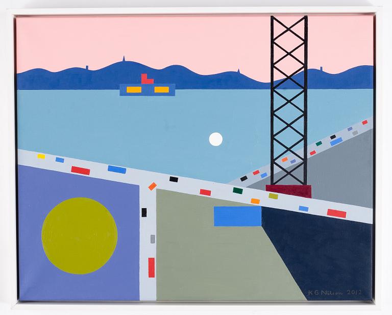 KG Nilson, oil on canvas, signed Kg Nilson and dated 2012.