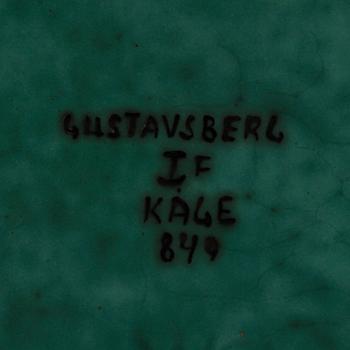 ASK, stengods, "Argenta", Wilhelm Kåge, Gustavsberg, sign.