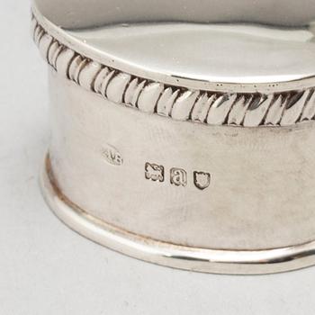 Frederick Augustus Burridge. A silver tea caddy, London 1896.