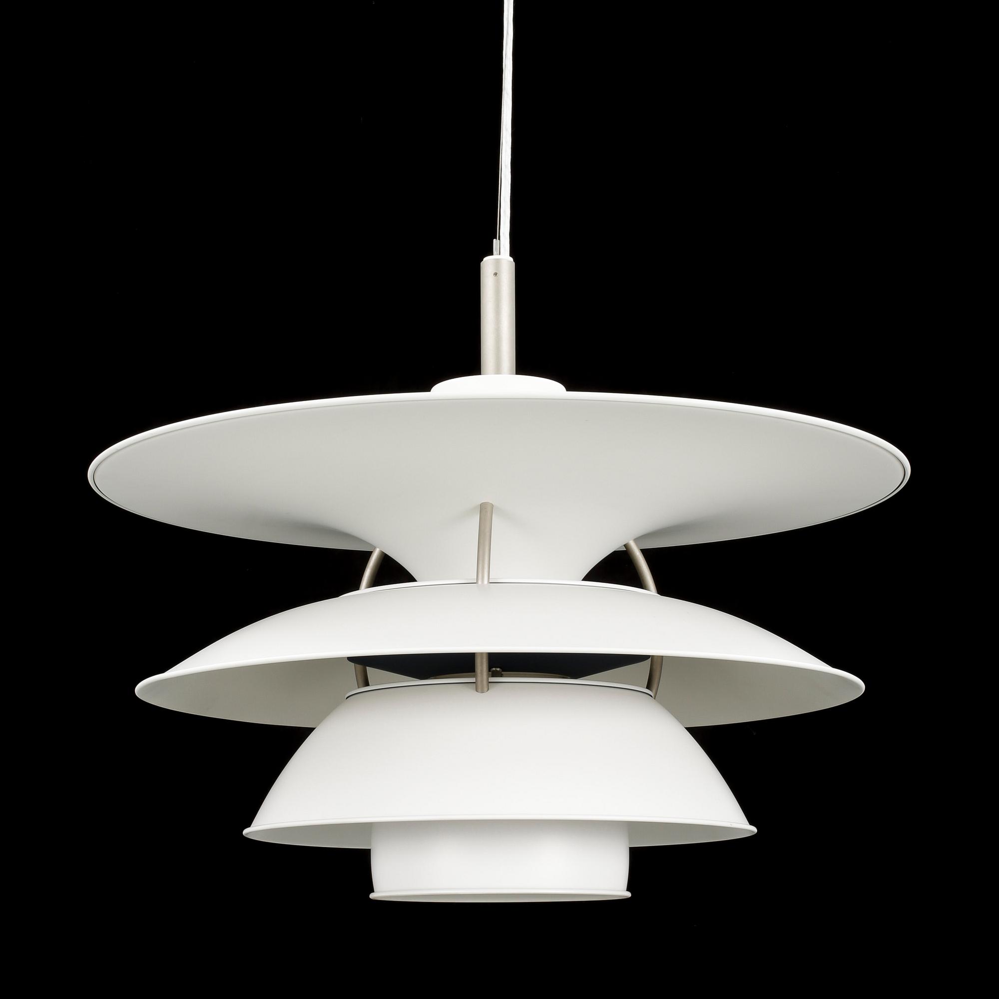 TAKLAMPA, "Charlottenburg", Ebbe Christensen, Sophus Frandsen och Poul Henningsen för Louis Poulsen, Höjd 50 cm.