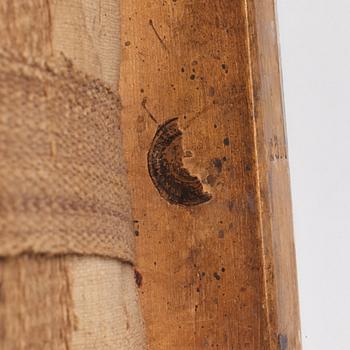 A pair of late Gustavian stools by E. Öhrmark (master in Stockholm 1777-1813).