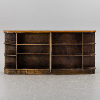 A TWO SECTION BOOKCASE, art déco, first half of the 20th century.