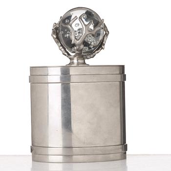 Estrid Ericson, probably, a pewter box for Svenskt Tenn, Stockholm 1976.