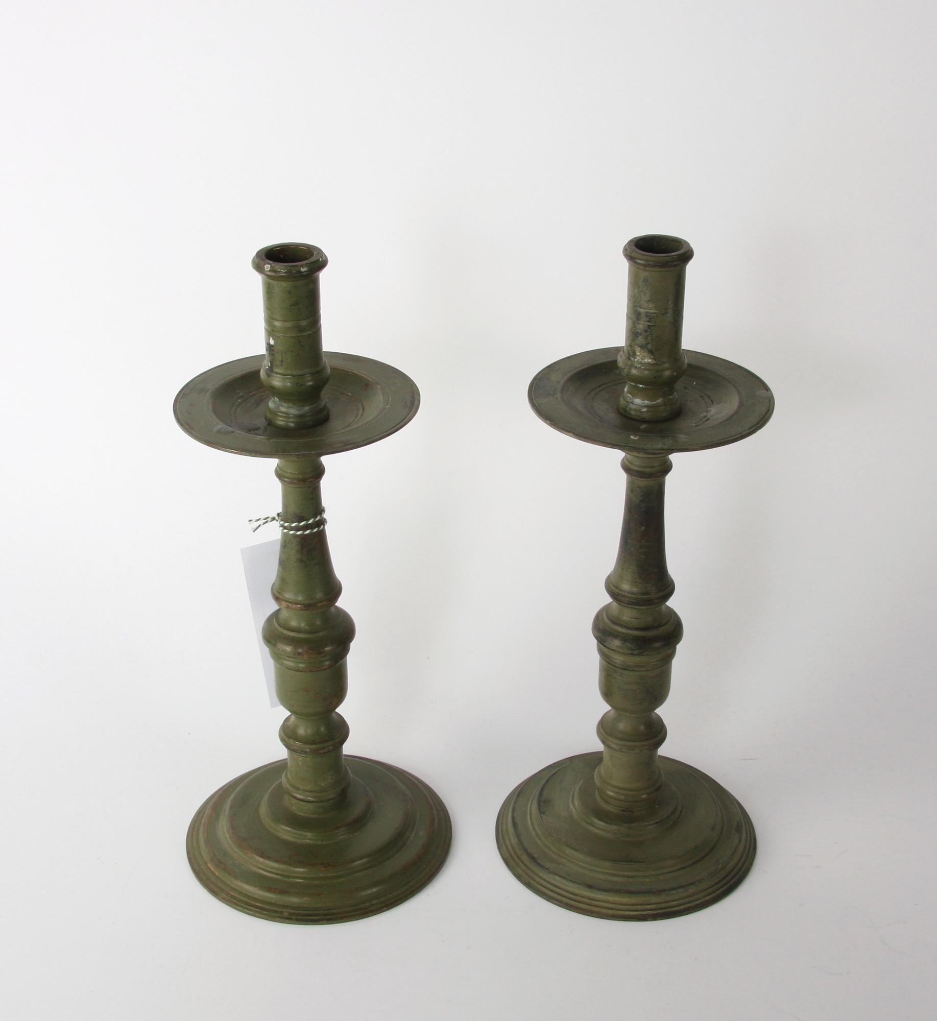 LJUSSTAKAR, ett par, barockstil.