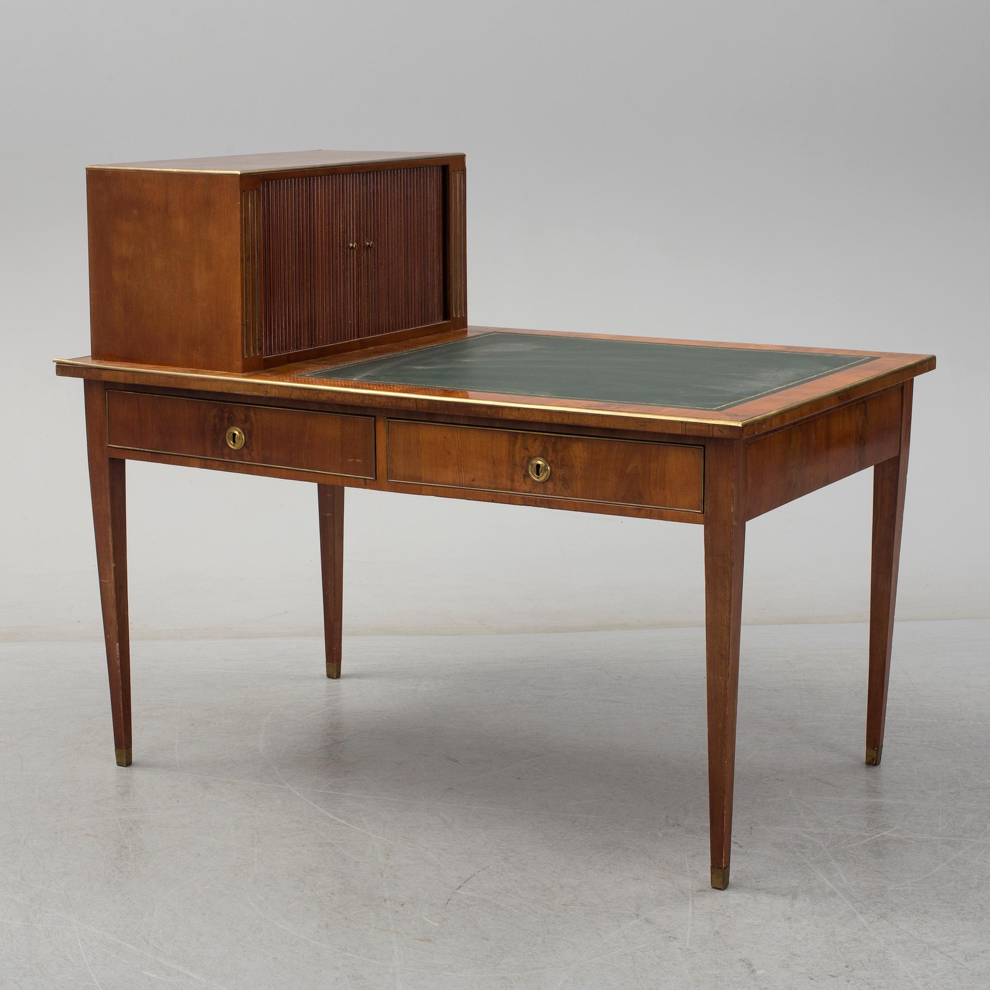 WRITING DESK, late gustavian style, second half of the 19th century.