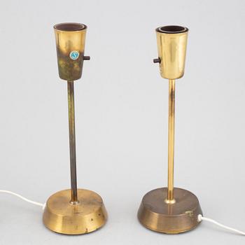 A pair of table lamps, EWÅ, model B 54 P, 1960-70's.