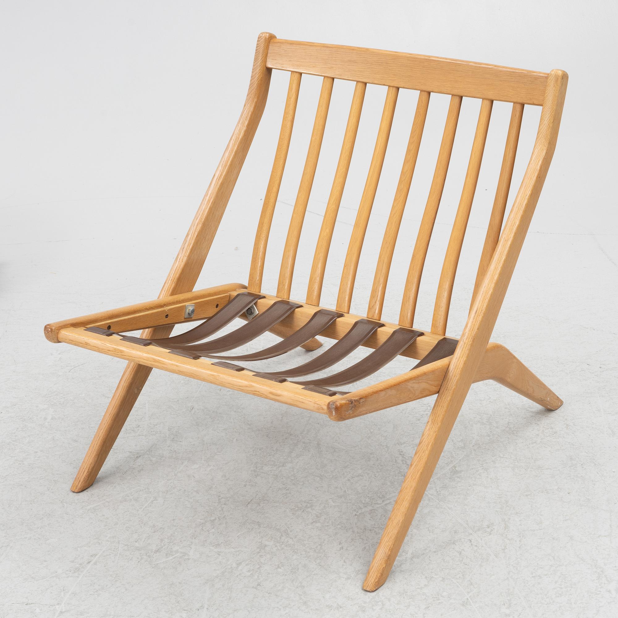 Folke Olsson, an armchair 'Scissor chair/Frisco', Bodafors, 1961.