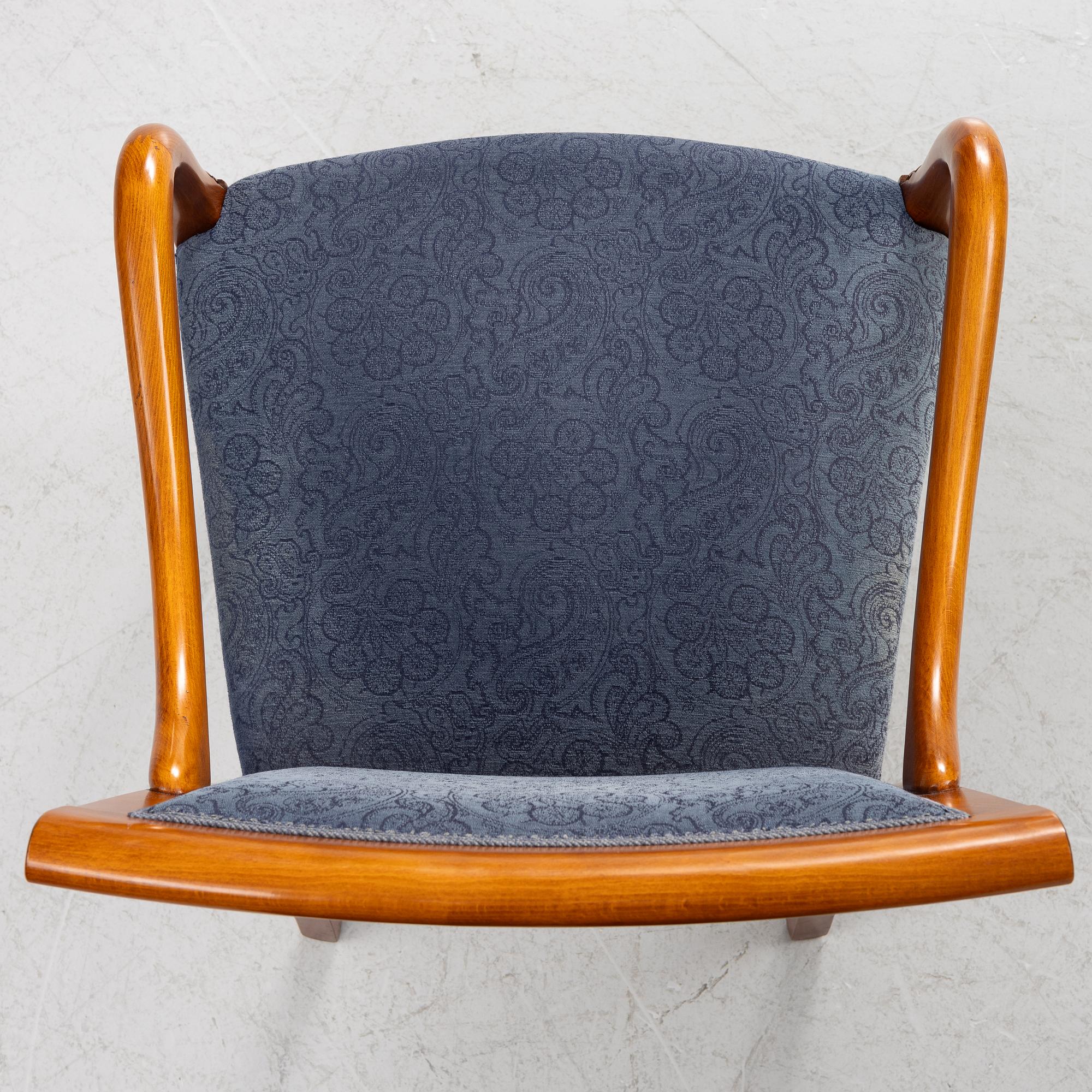 Four Empire style armchairs, Selva, Italy.