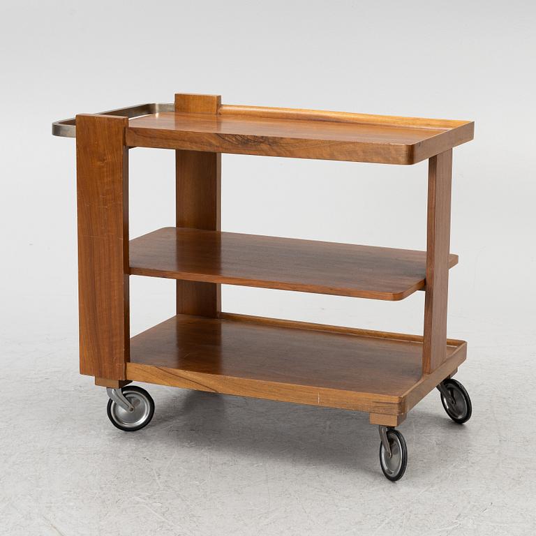 Serveringsvagn, funkis, 1930-/40-tal.