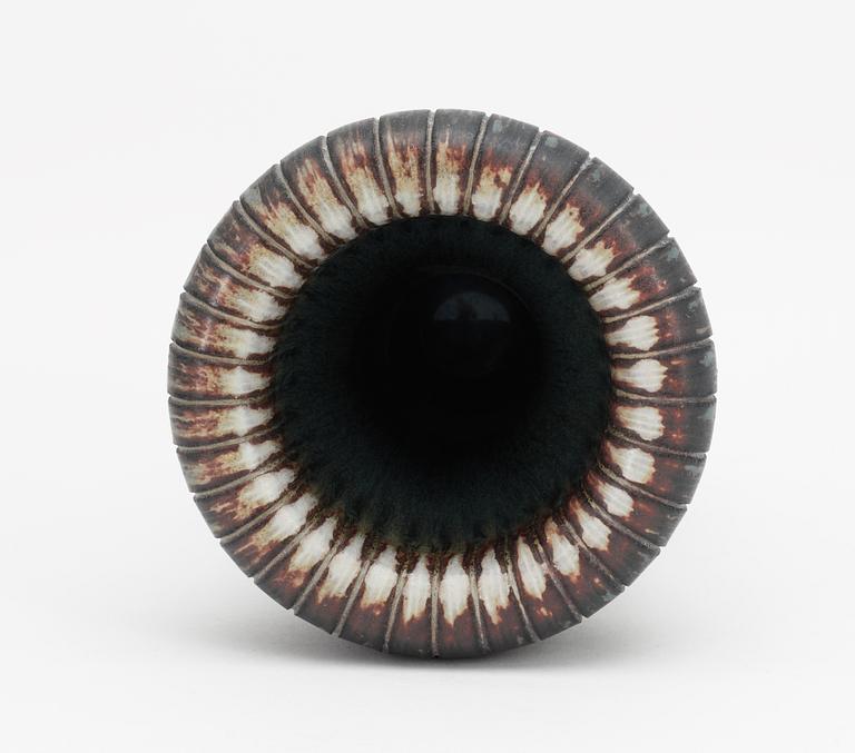 A Wilhelm Kåge 'Farsta' stoneware vase, Gustavsberg studio 1955.