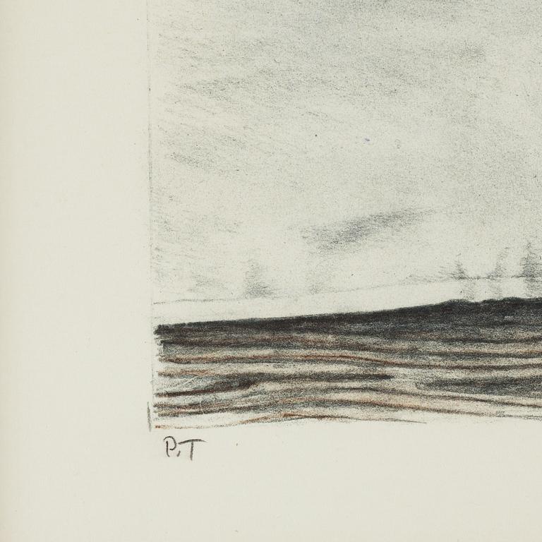 Philip von Schantz, lithograph in colors, signed, trial proof, dated -77.