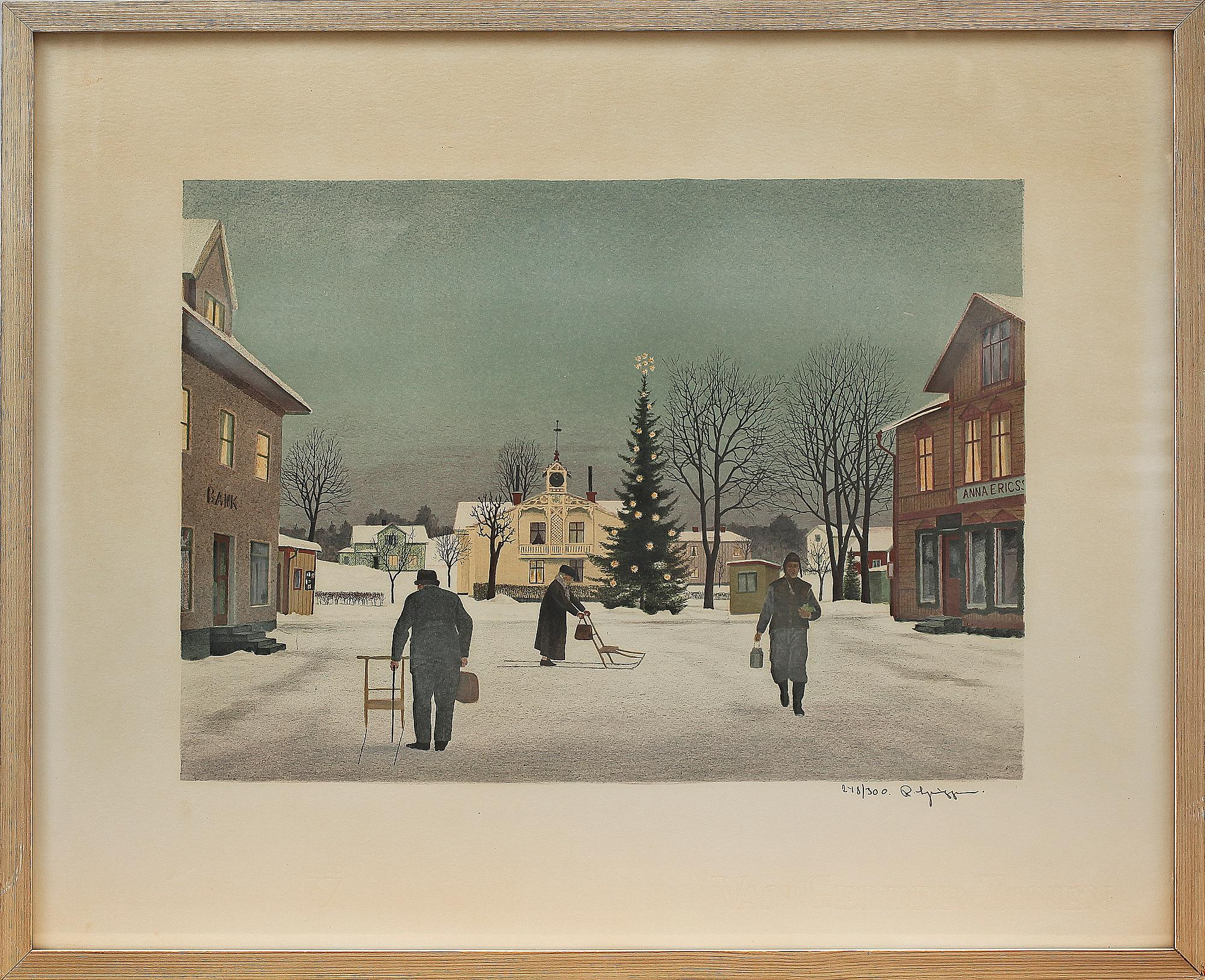 REINHOLD LJUNGGREN, färglitografi, sign samt nr 248/300.