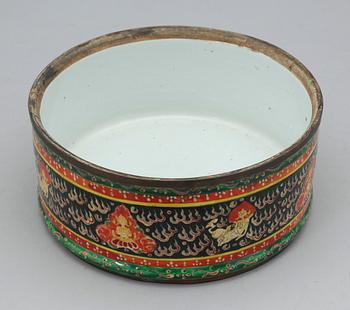 SKÅL, porslin, sydostasien, troligen 1800-tal.