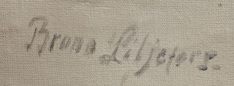 BRUNO LILJEFORS, olja på duk, sign.