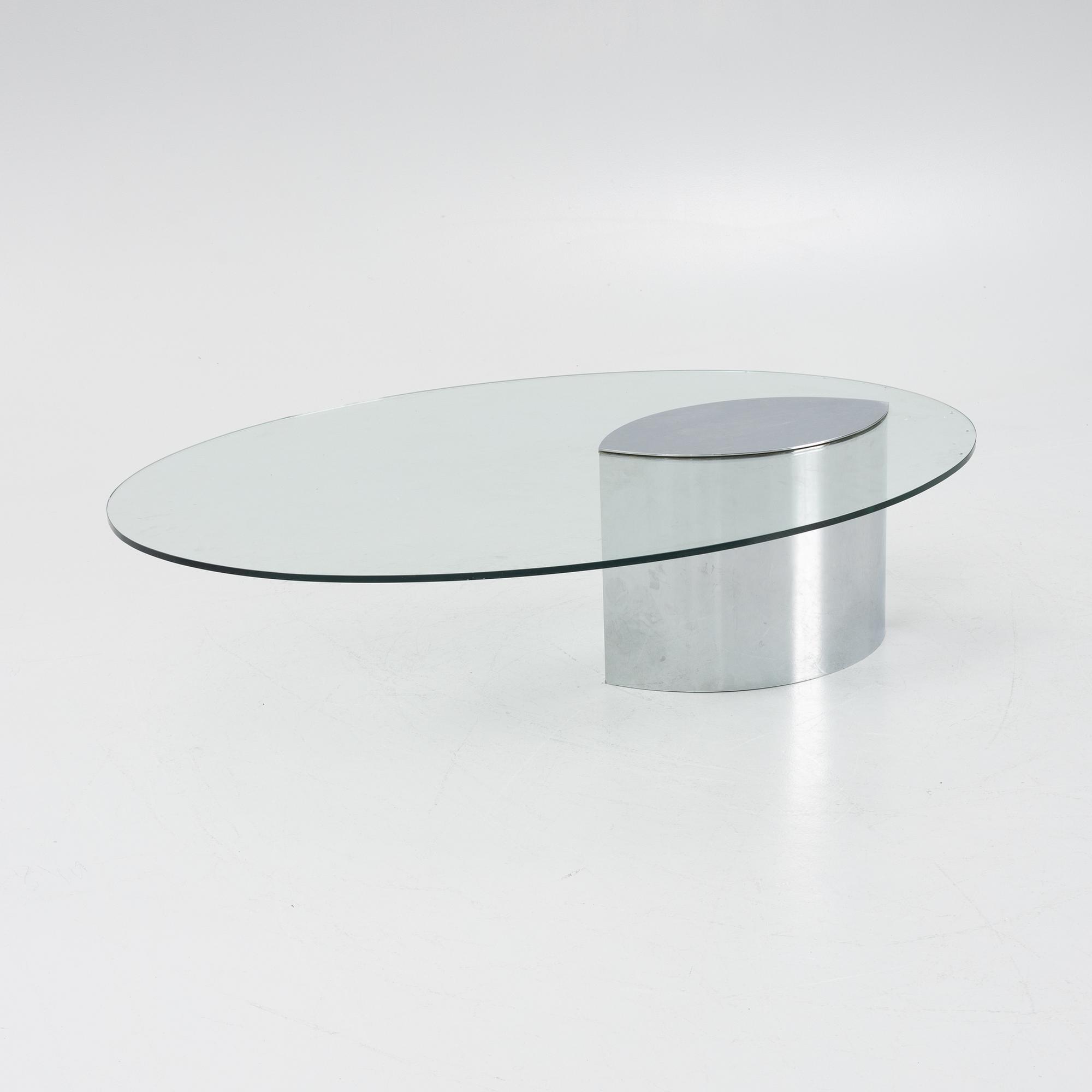 Cini Boeri, soffbord, "Lunario", Gavina, Italien, 1970-tal.