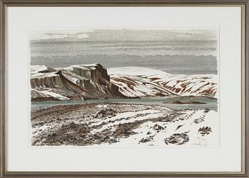 ROLAND SVENSSON, färglitografi, signerad och numrerad 199/250.