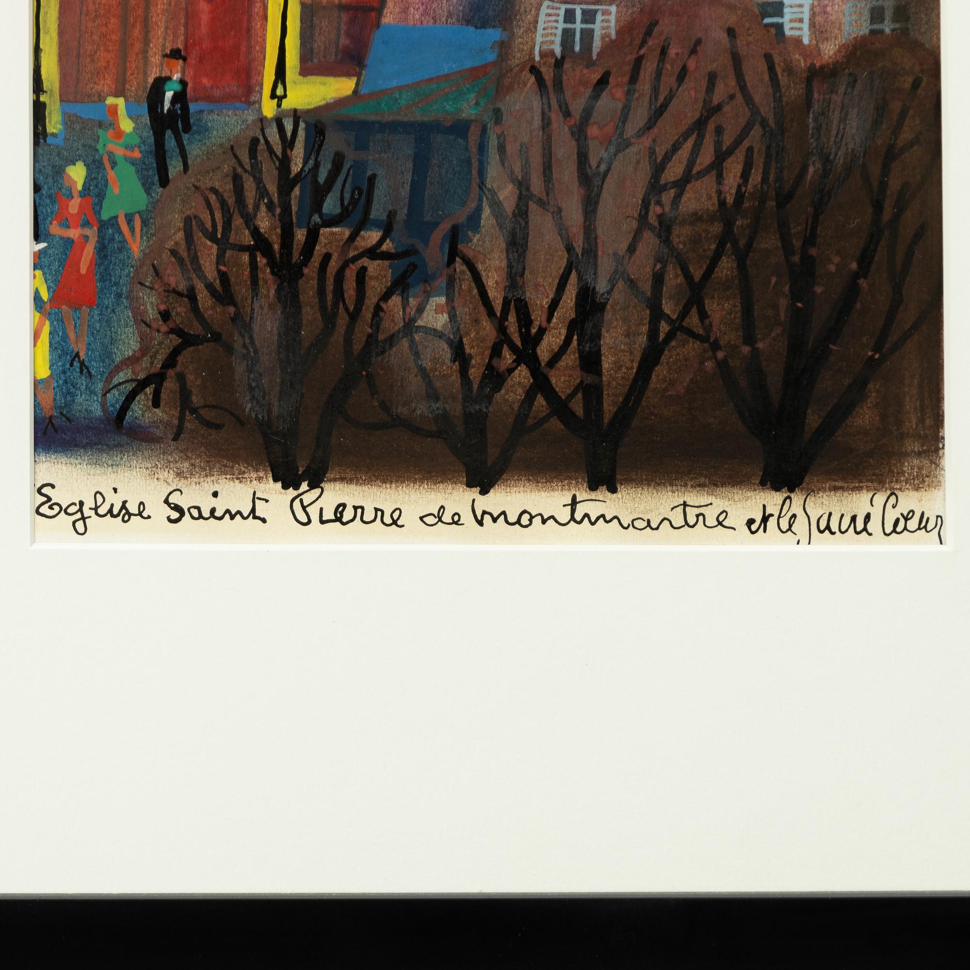 Maurice Blanchard, "Eglise Saint Pierre de Montmarte et le Sacre Coeur".