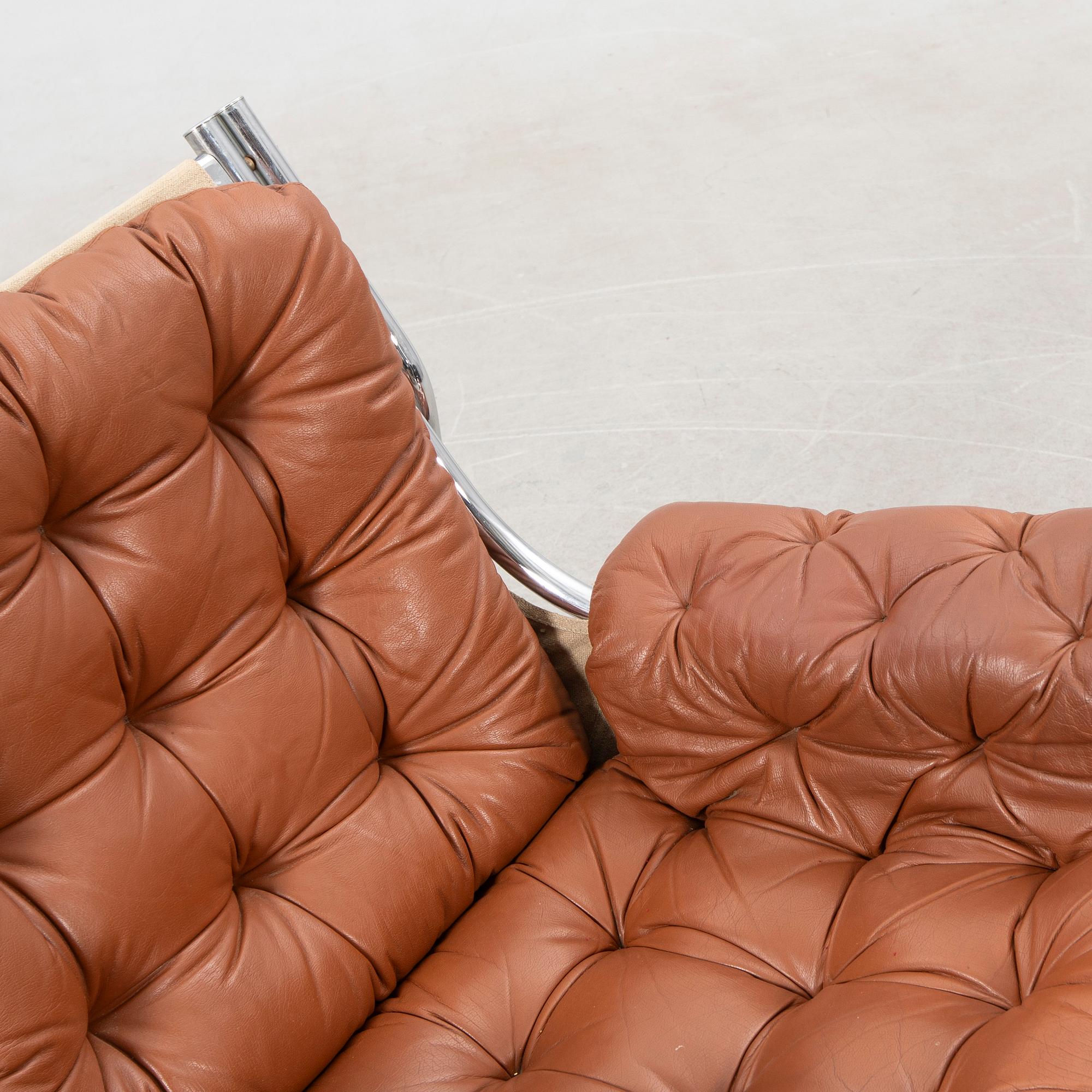 John-Bertil Häggström, armchairs, a pair, "Borkum", IKEA, 1970s.