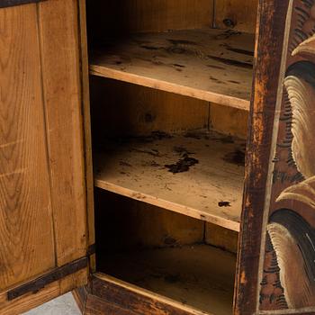 A Swedish folk art cabinet dated 1789.