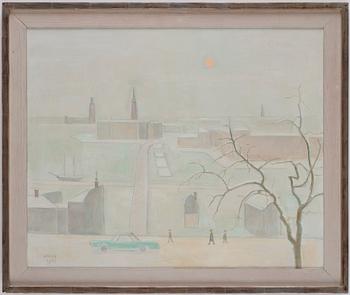 Einar Jolin, Winter scene from Stockholm.