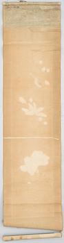 Unidentified artist, "Bird with Magnolia and Peony", China, late Qing dynasty / first part of the 20th century.