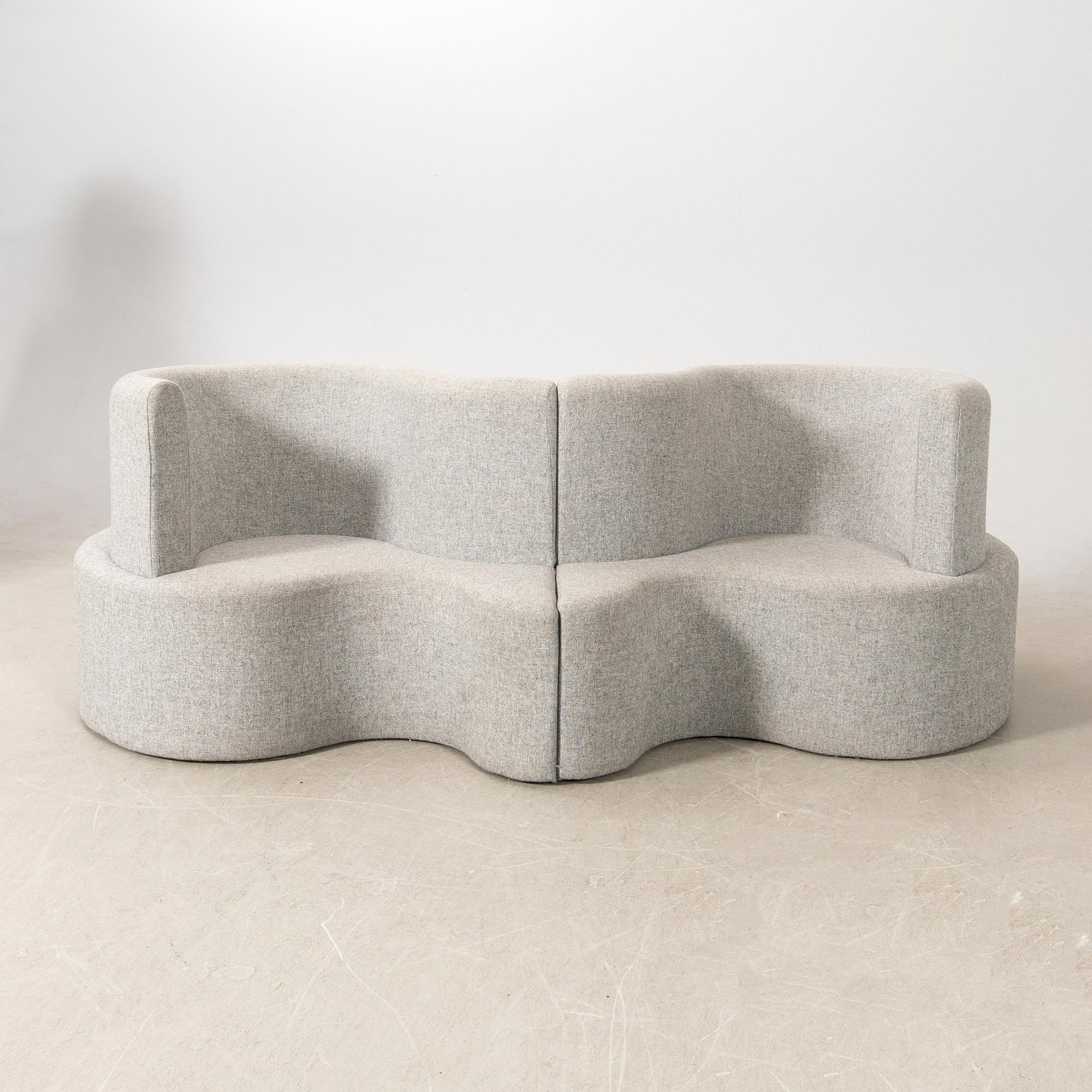 Verner Panton, sofa, "Cloverleaf", Verpan, Denmark.
