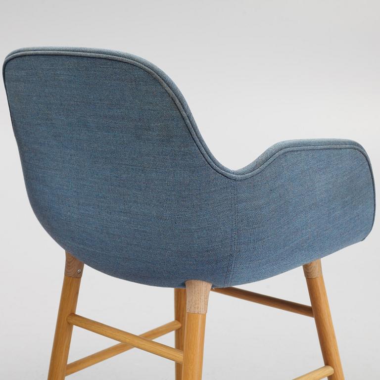 Simon Legald, a set of six armchairs, "Form", Normann Copenhagen, Denmark.