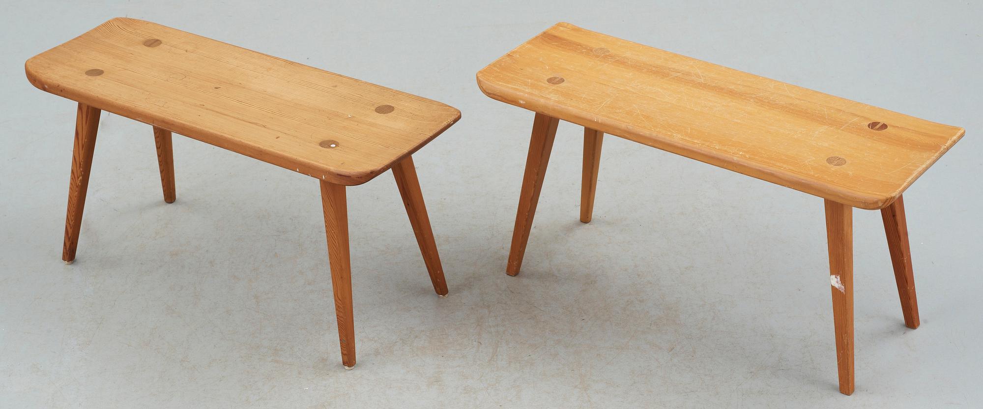 PALLAR, ett par, "Visingsö", Carl Malmsten.