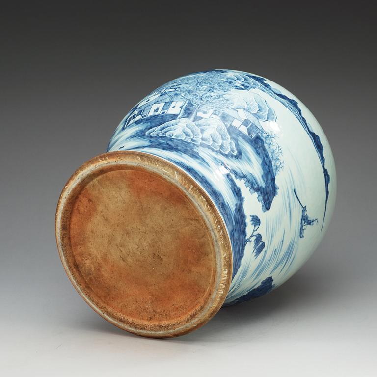 URNA, kompaniporslin. Qing dynastin, Jiaqing (1796-1820).
