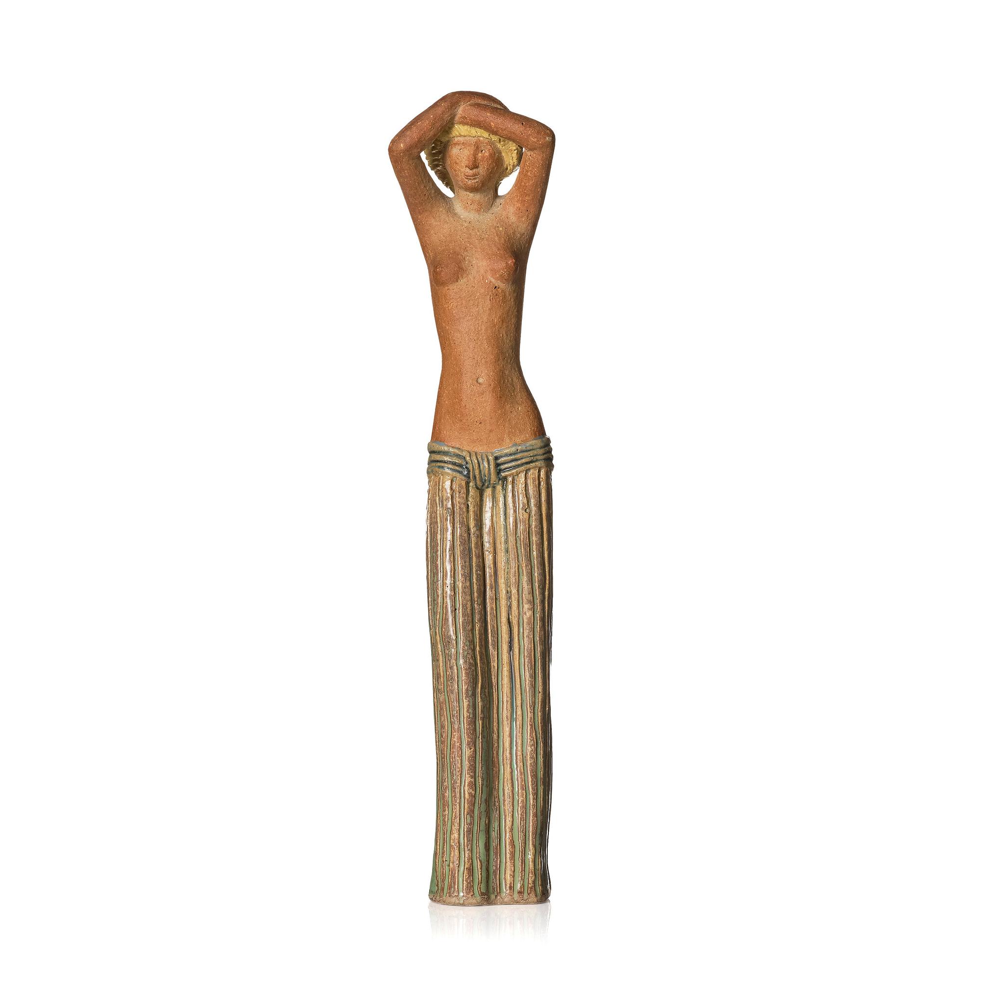 Stig Lindberg, a stoneware sculpture, Gustavsberg studio, Sweden 1940-50s.
