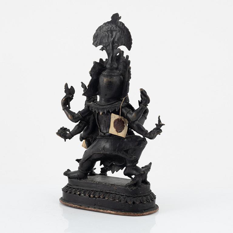 Ganesha, brons. Nepal, 1900-tal.