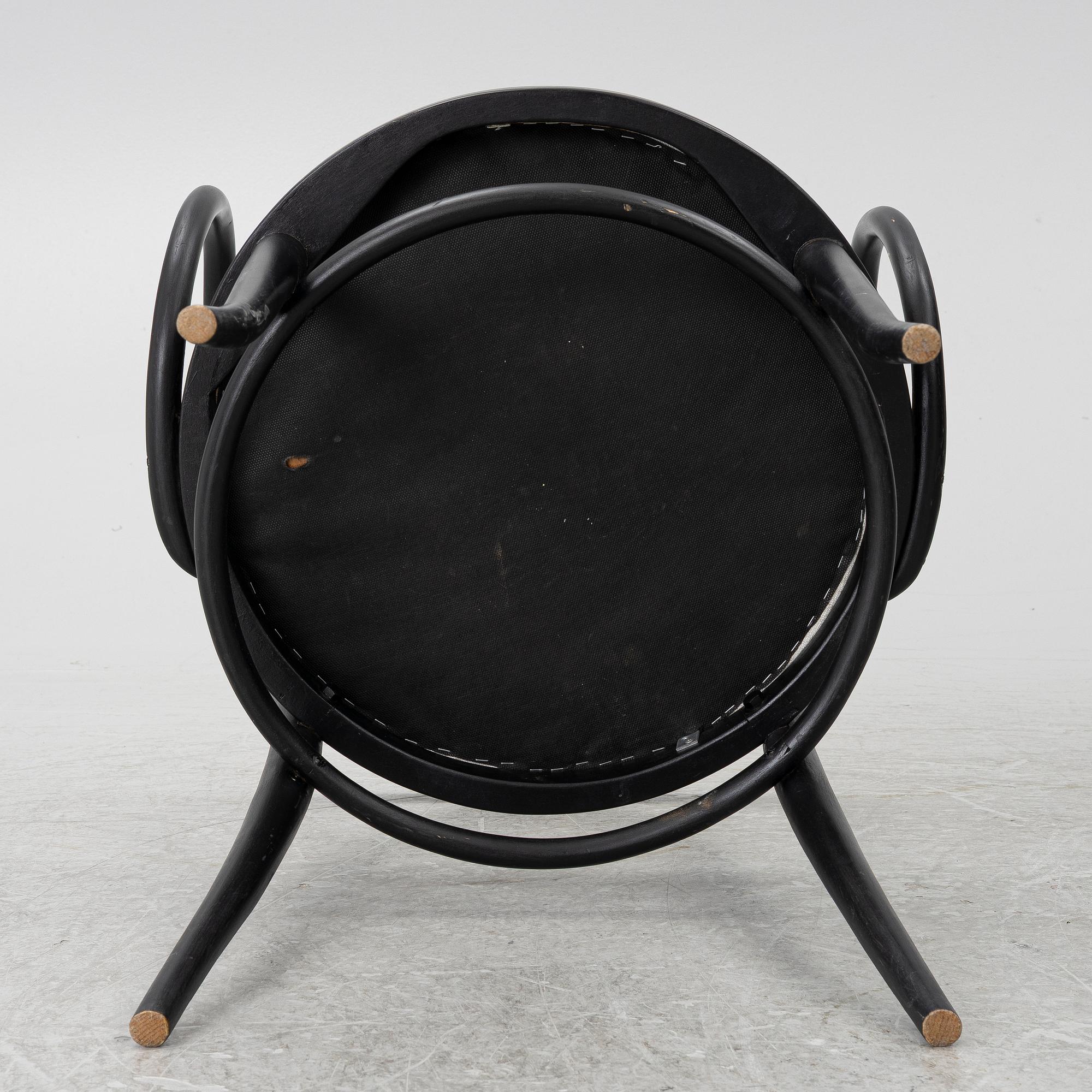 Karmstolar, 6 st, modell 209, Thonet.