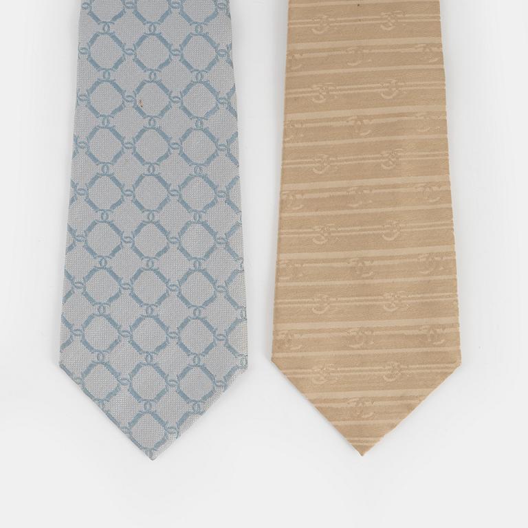 Chanel, ties, 2 pcs.