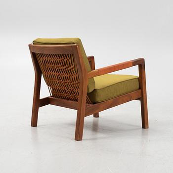 Carl Gustaf Hiort af Ornäs, a mid-20th-century 'Rialto' armchair, Puunveisto Oy - Träsnideri Ab, Finland.