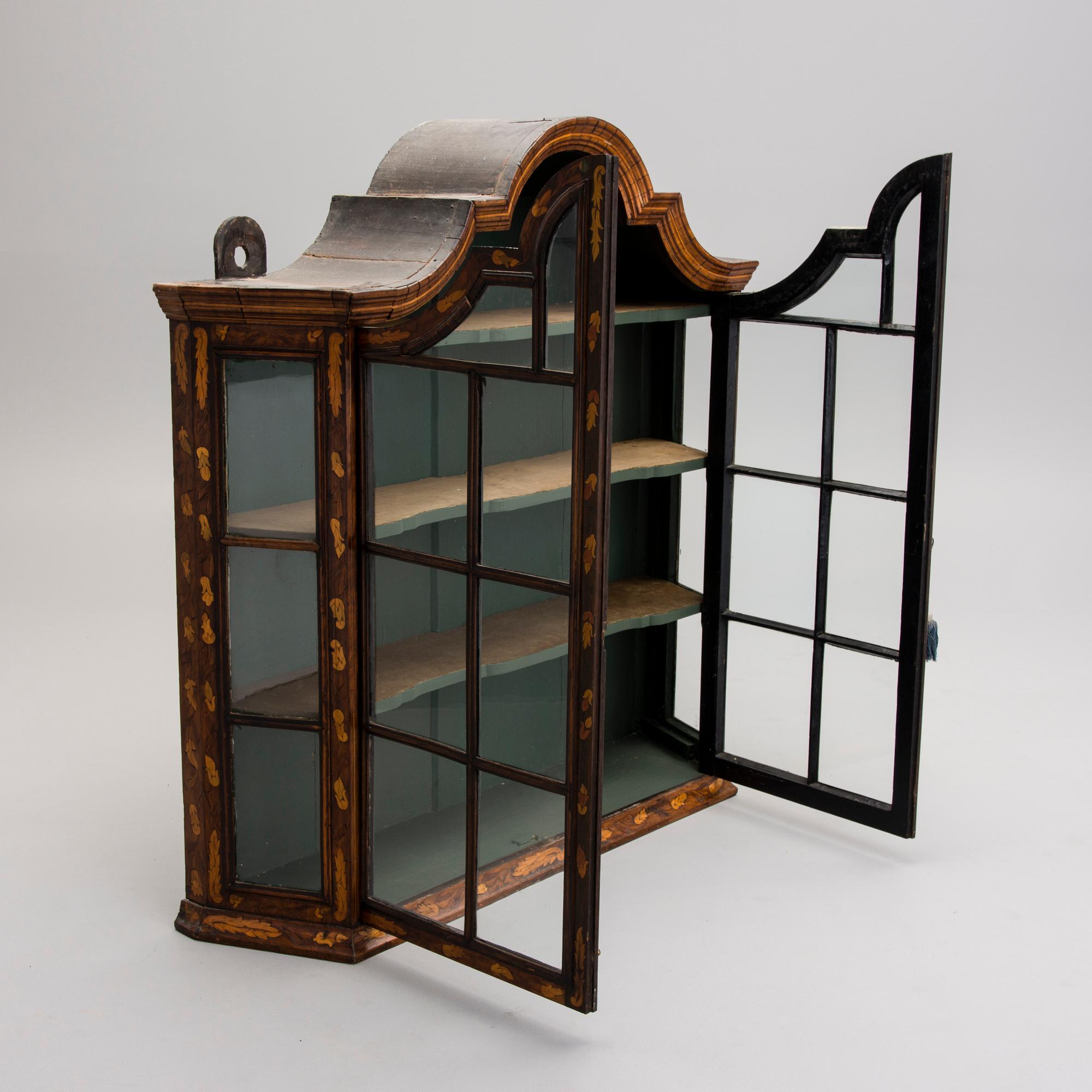 A WALL CABINET, 18th Century, Holland.