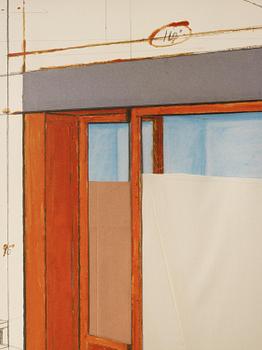 Christo Vladimirov Javacheff, "Orange Store Front, Project".