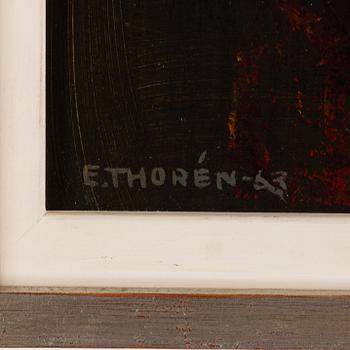 ESAIAS THORÉN, oil on panel, signed and dated -63.
