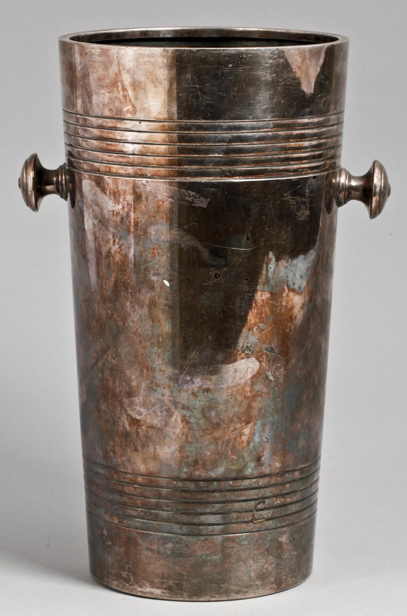 VINKYLARE, nysilver, Christofle, Paris troligen 1920-tal.
