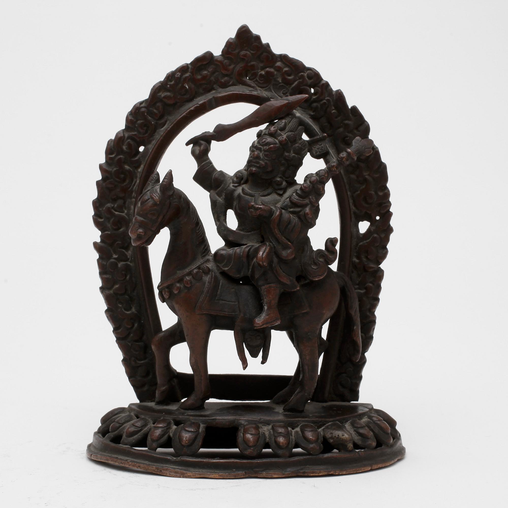 FIGURIN, brons, Nepal, 1900-tal.