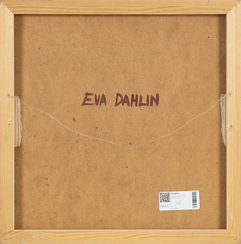 Eva Dahlin, olja på pannå, signerad.