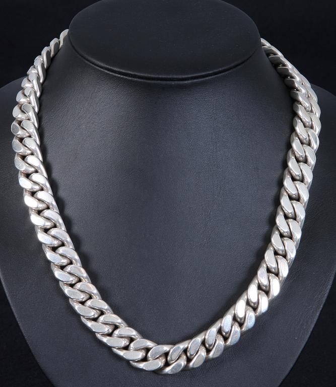 PARTI SILVERKEDJOR, 4 st, 1900-tal, 684 g.