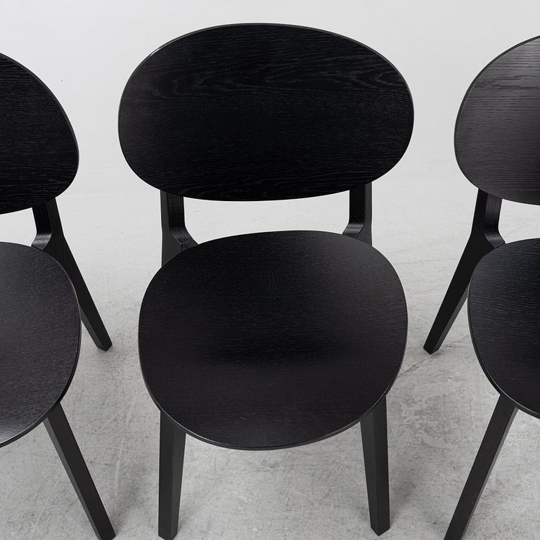 Claesson Koivisto Rune, a set of four 'Olive' chairs, Swedese.